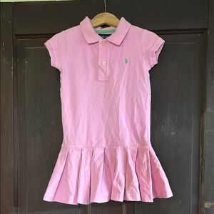 Ralph Lauren Pink Polo Dress for Kids